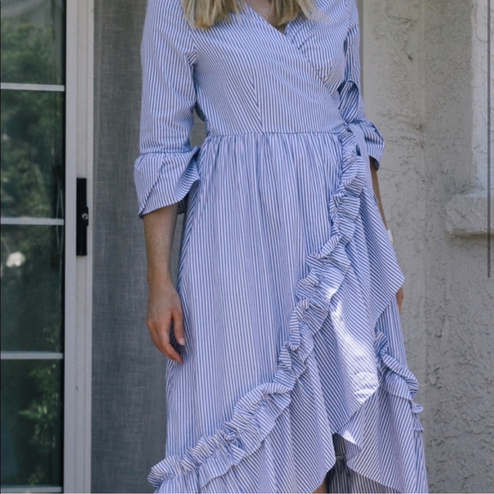 Who What Wear wrap dress